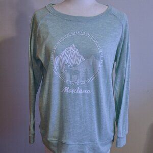 Souvenirs Northern Montana Cotton Blend Sweatshirt - Size S